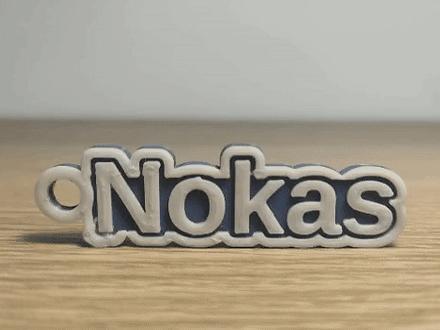 Name Tag Keychain (SCAD Costumizable)