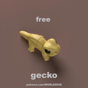 Articulated  gecko free