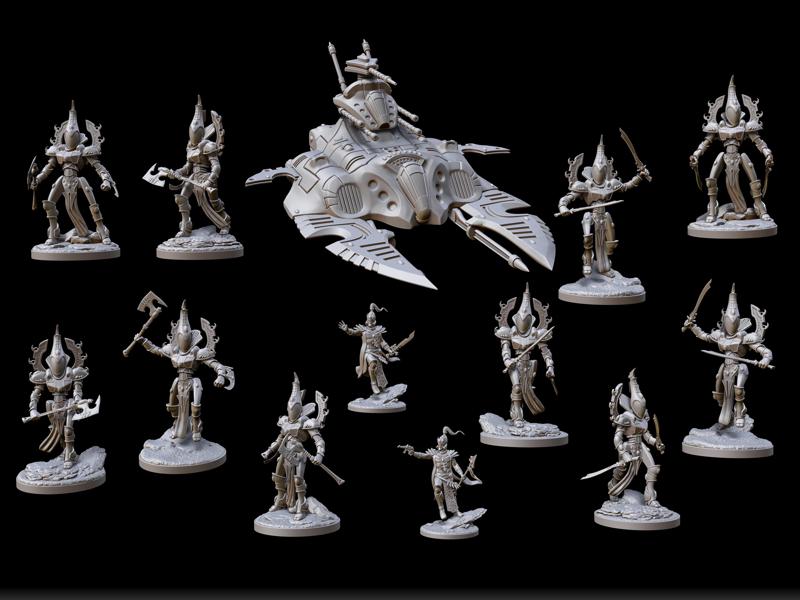 RT MINIATURES JANUARY SCIFI PACK