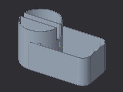 A pen holder and storage box that can hold calipers or a phone