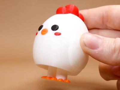 Popping Feet Rooster – Print in Place