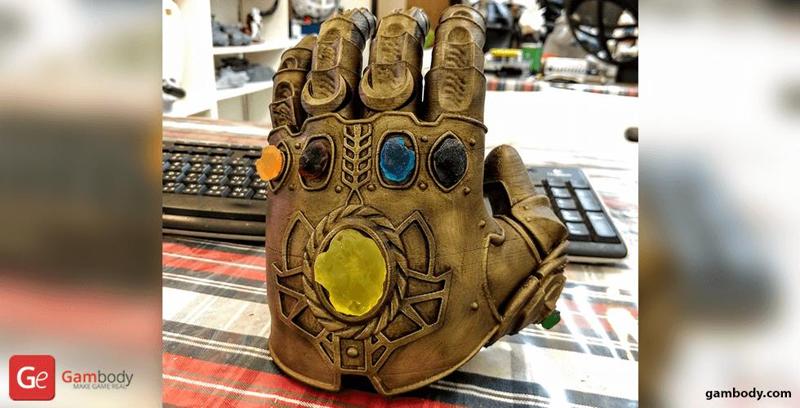 Thanos Infinity Gauntlet 3D Printing Model | Assembly