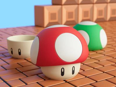 Mario Super Mushroom Bowl (From Toadstool Café in Super Nintendo World)
