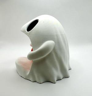 Halloween Pumpkin Eating Ghost