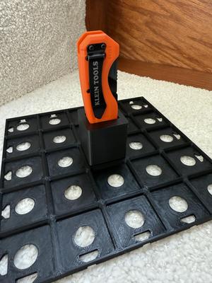 1×1 Gridfinity Refined Klein Tools Utility Knife Holder