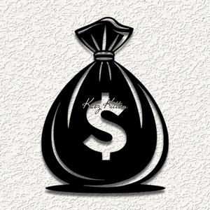 bag of money wall art home decor