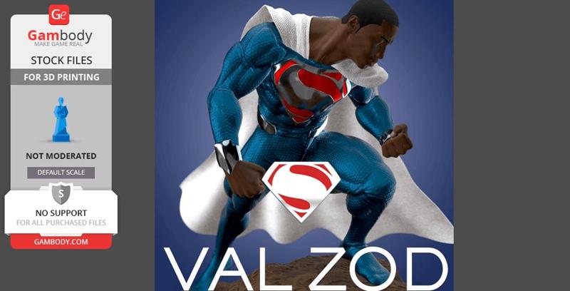 Val-Zod Printable Statue