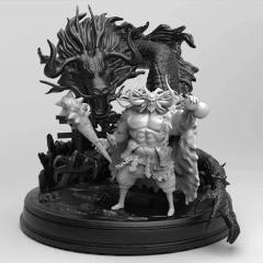 The Bull like Kaido with Dragon