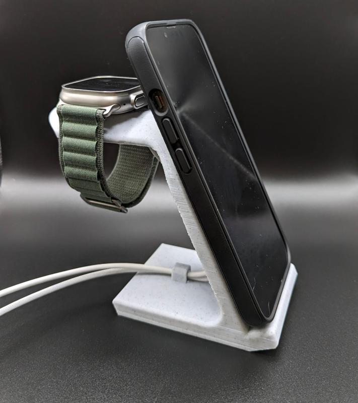 iPhone and Apple Watch MagSafe Stand