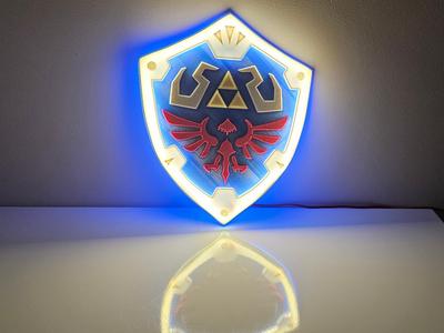 Zelda LED lamp Hylian Shield, no AMS big and small