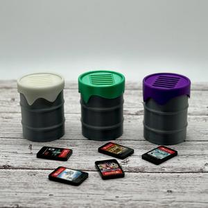 Mini Toxic Waste Drum Switch Game Holder