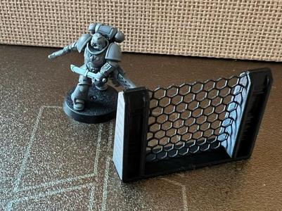 Hexagon Fence Barricade for Wargaming