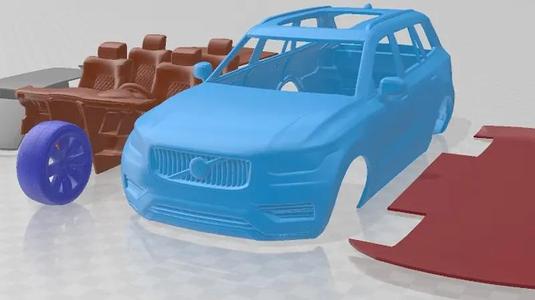 Volvo XC 90 2022 Printable Car