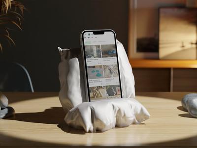 Cozy Pillow Smartphone Holder