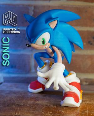 Sonic – Fan Art – PRINT IN PARTS – FULL COLOR