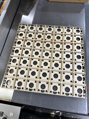 Laser Cut Gridfinity and Gridfinity Refined Bases