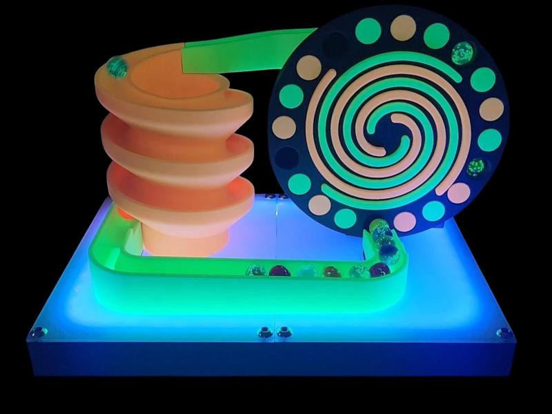Glow in the Dark Marble Run