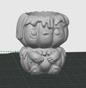 Cute Pumpkin Candle Holder – Print in Place No Supports- SEREV3d stl