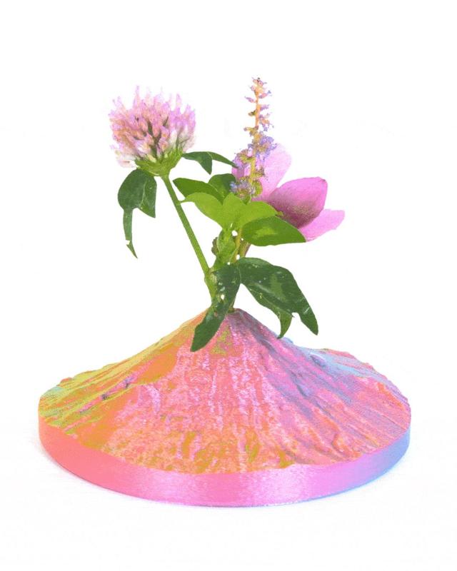 Mt. Fuji // Round Totem + Vase