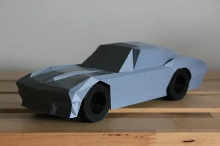 Low-Poly Chevy Corvette Stingray