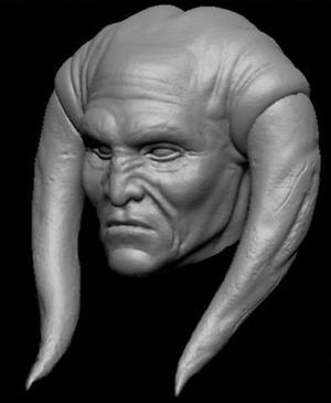 Saesee-Tiin 1:6 Scale Head Sculpt – Star Wars  – Black Series – Hottoys 1:6 Scale- Action Figure