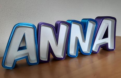LED Name Lamp ANNA
