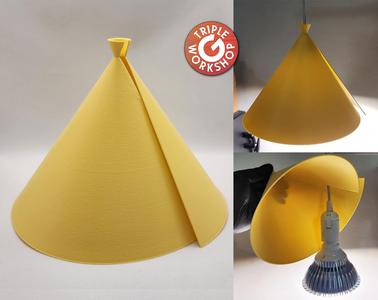 Slip-On Hanging Lamp Shade - Vase Mode