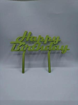 Caketopper Happy Birthday