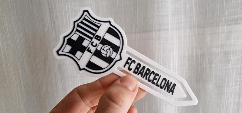 F C Barcelona bookmark Marcador libros F C Barcelona