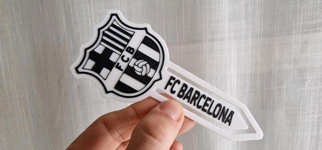 F C Barcelona bookmark Marcador libros F C Barcelona