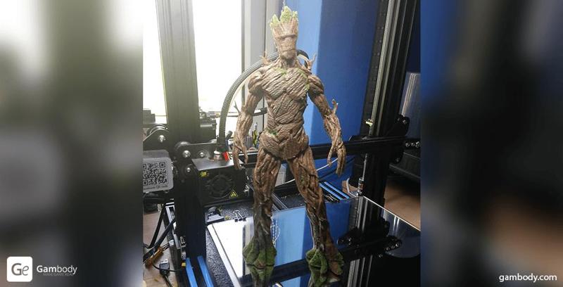 Adult Groot 3D Printing Figurine | Assembly