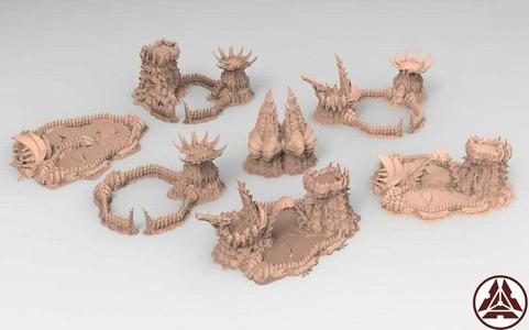 tyty tyran tyranid 40k starship trooper notable small terrain remix Part 11-14