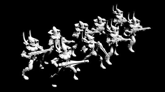 Poncey Space Elf Infantry Shooters