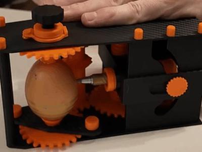 Egg Spiral Painter Machine