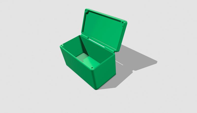 Storage box with magnet bit