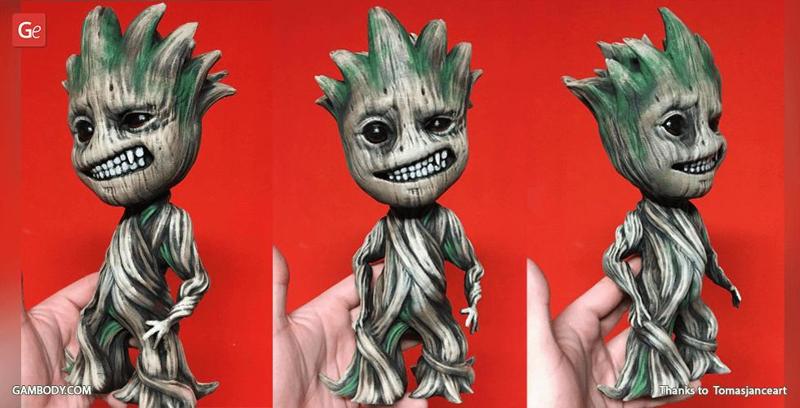Baby Groot 3D Printing Figurine | Assembly