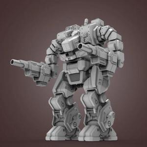 MWO Hellbringer 3D Printing Model | Assembly + Action