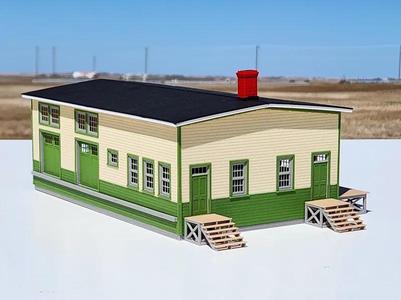HO Scale Freight Shed
