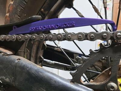 Chain wear check. Bike or Motorcycle