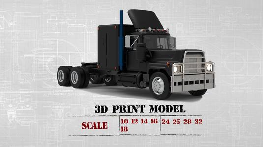 STL printable truck model kit rubber duck from the movie