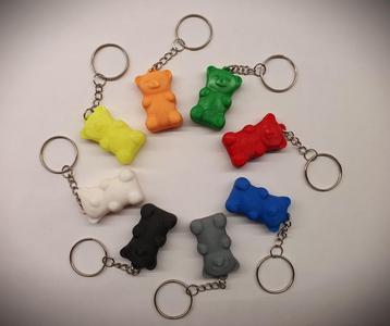 Gummy bear keychain
