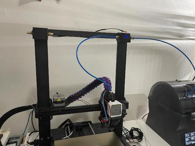 Ender 3 v3 SE/KE filament sensor holder, side spool – Remix