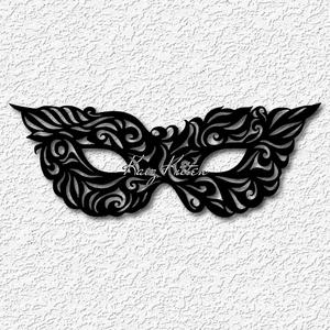 mardi gras feathered mask wall art New Orleans home decor