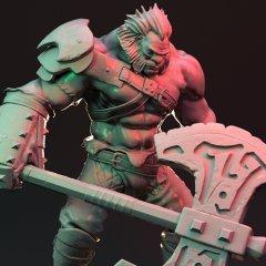 Axe 3D Printing Figurine | Assembly