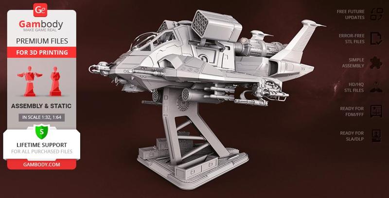 BSG Raptor 3D Printing Model | Assembly