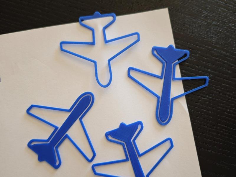 AirPlane Clip Bookmark – Marks Page & Line