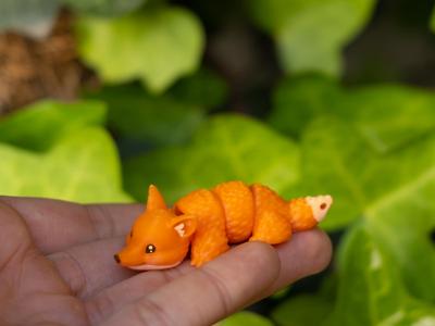 Articulated Fox & Keychain