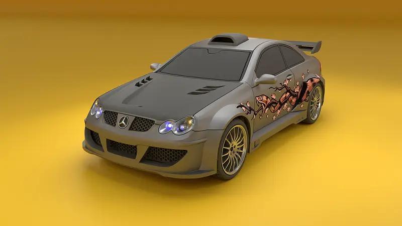 RC 1/10 CLK 500 – Blacklist #7