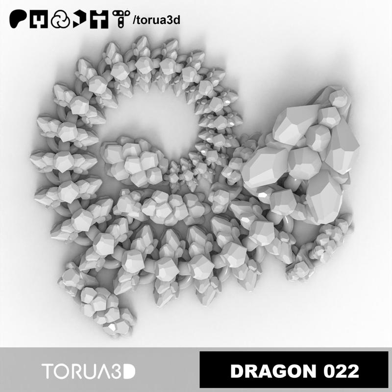 Articulated Dragon 022 – Print in place – No supports – STL