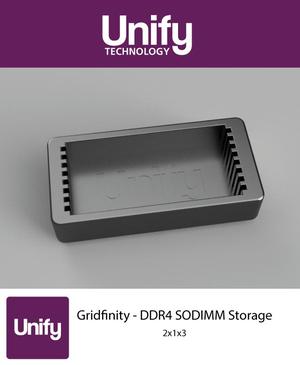 Gridfinity DDR4 SODIMM Bin